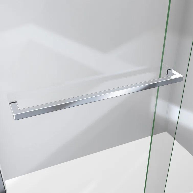 DreamLine SDVH60W760VXX01 Sapphire-V 56cm W x 76cm H Frameless Tub Door with