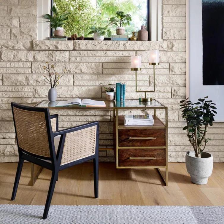 Jeni Dining Arm Chair - Black