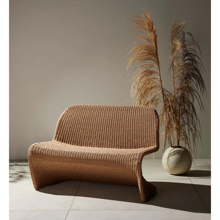 Manila Indoor / Outdoor Dining Bench - Tan