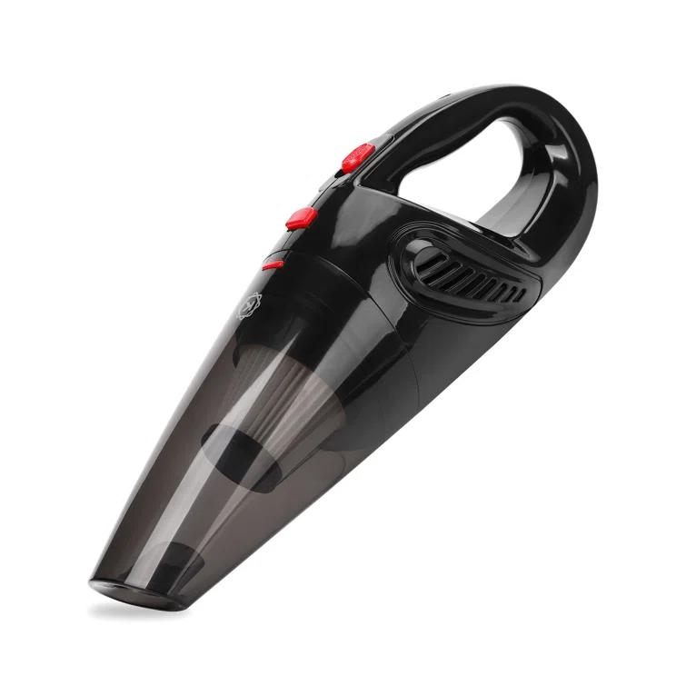 KOBOT Portable Handheld Car Vacuum Cleaner, HEPA Filter, 4pc Accessory Pack, Rechargeable Battery