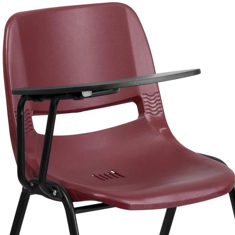 Westley Ergonomic Shell Chair with Right Handed Flip-Up Tablet Arm