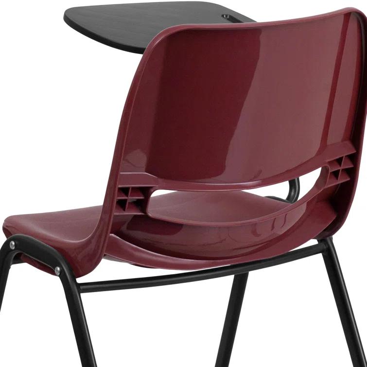 Westley Ergonomic Shell Chair with Right Handed Flip-Up Tablet Arm