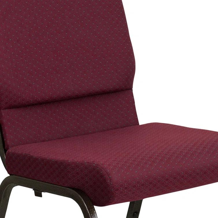 Flash Furniture Rayleigh Stackable Faux Leather Seat Waiting Room Chair with Metal Frame