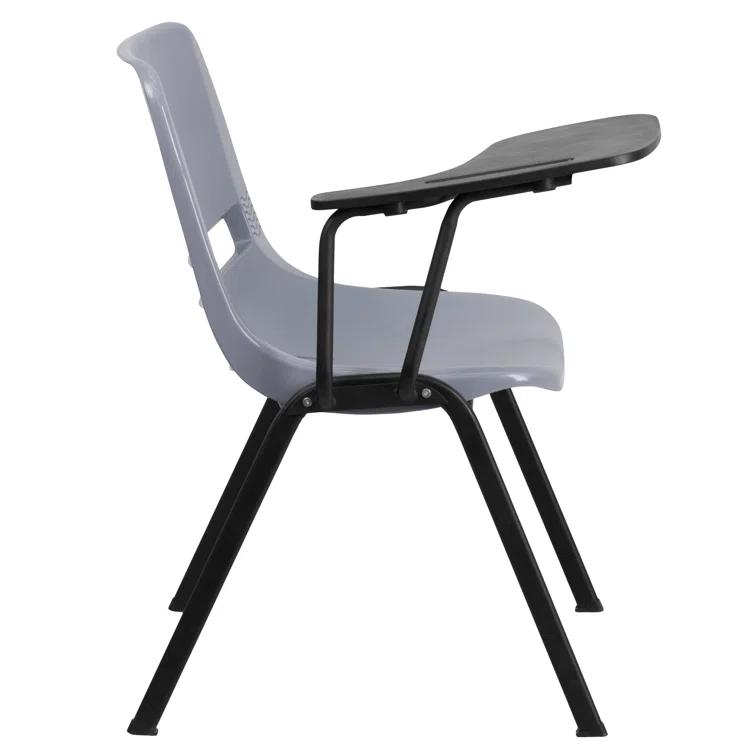 Westley Ergonomic Shell Chair with Right Handed Flip-Up Tablet Arm
