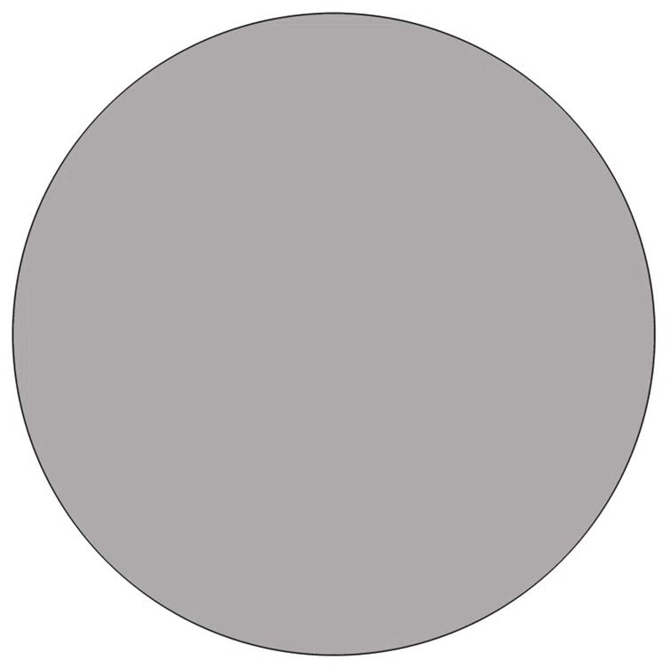 Goddard 42'' Round Thermal Laminate Activity Table - Adjustable Legs