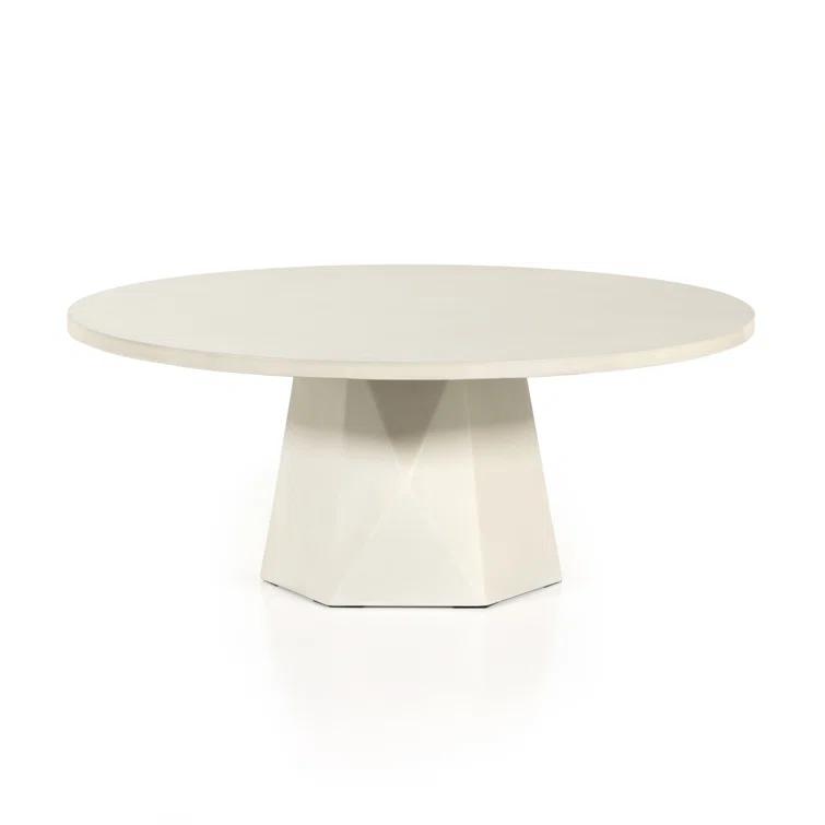 Schuller Indoor / Outdoor Round Coffee Table - White