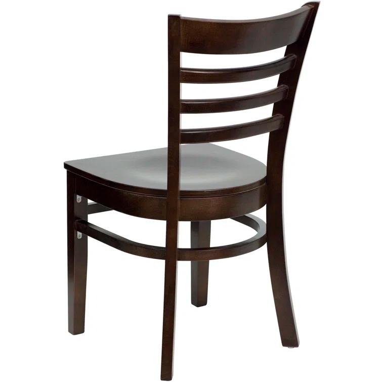 Red Barrel Studio® Ladder Back Wooden Restaurant Chair