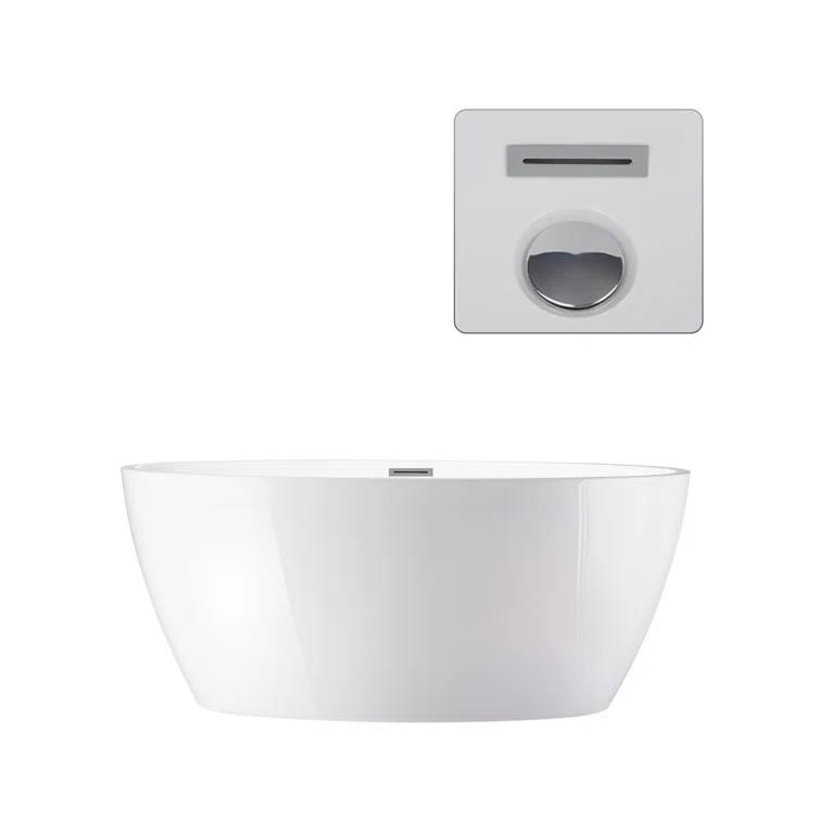 Freestanding Soaking Acrylic Bathtub