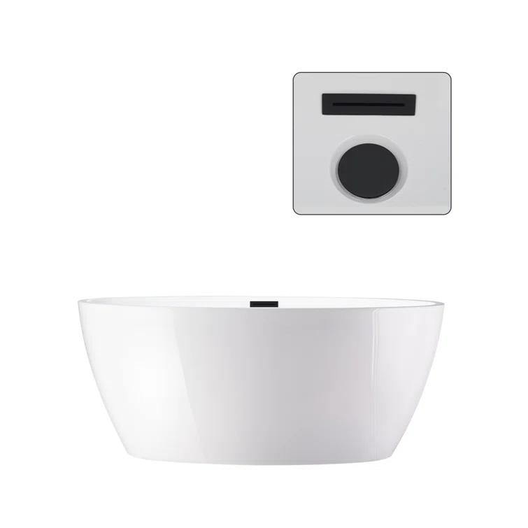 Freestanding Soaking Acrylic Bathtub