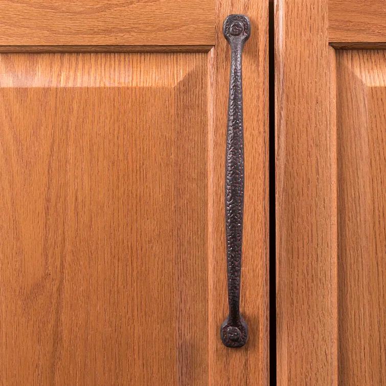 Refined Rustic Kitchen Cabinet Handles, Solid Core Drawer Pulls for Cabinet Doors