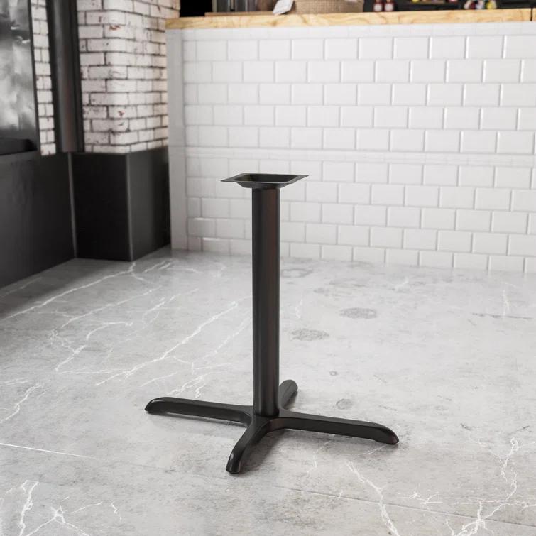 Flash Furniture Beverly Restaurant Table X-Base with 3" Dia. Table Height Column