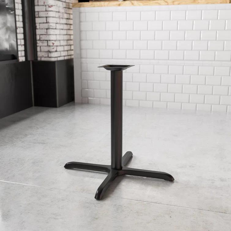 Flash Furniture Beverly Restaurant Table X-Base with 3" Dia. Table Height Column