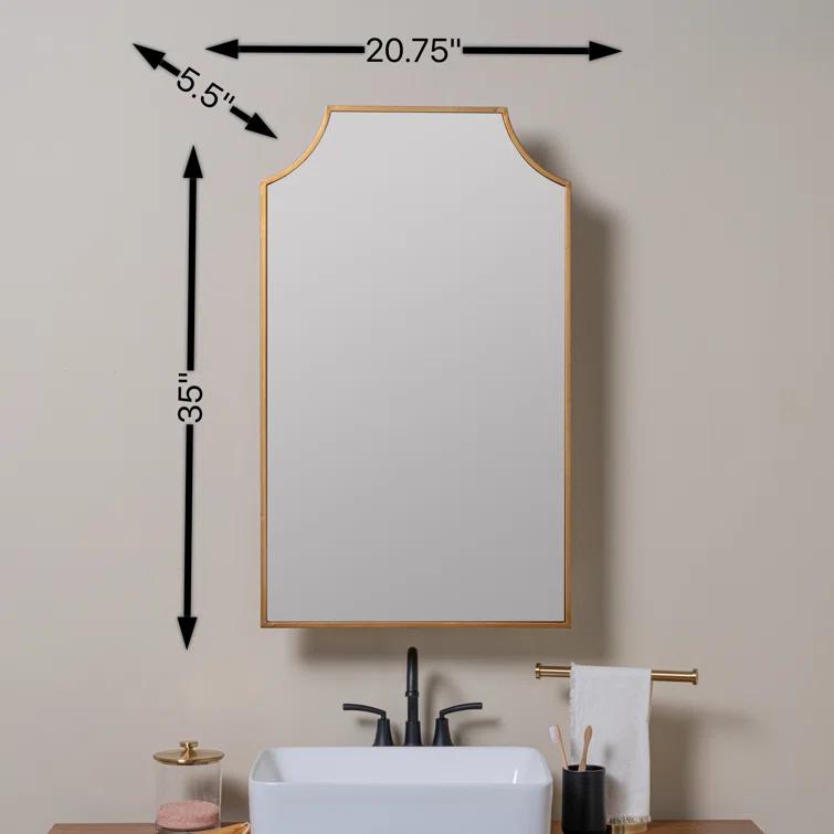 Simone 20.75'' Mirrored Medicine Cabinet