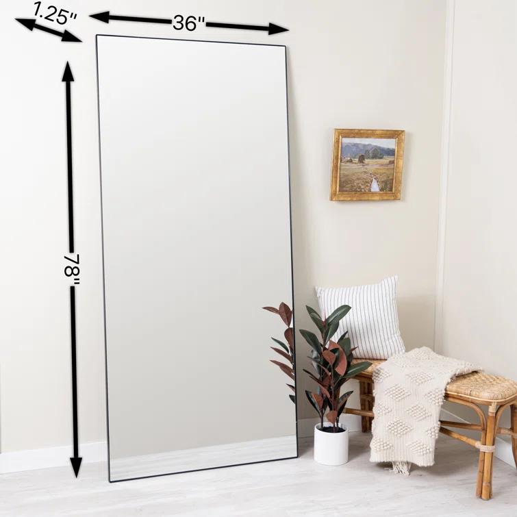 Enda Full Length Mirror - Black