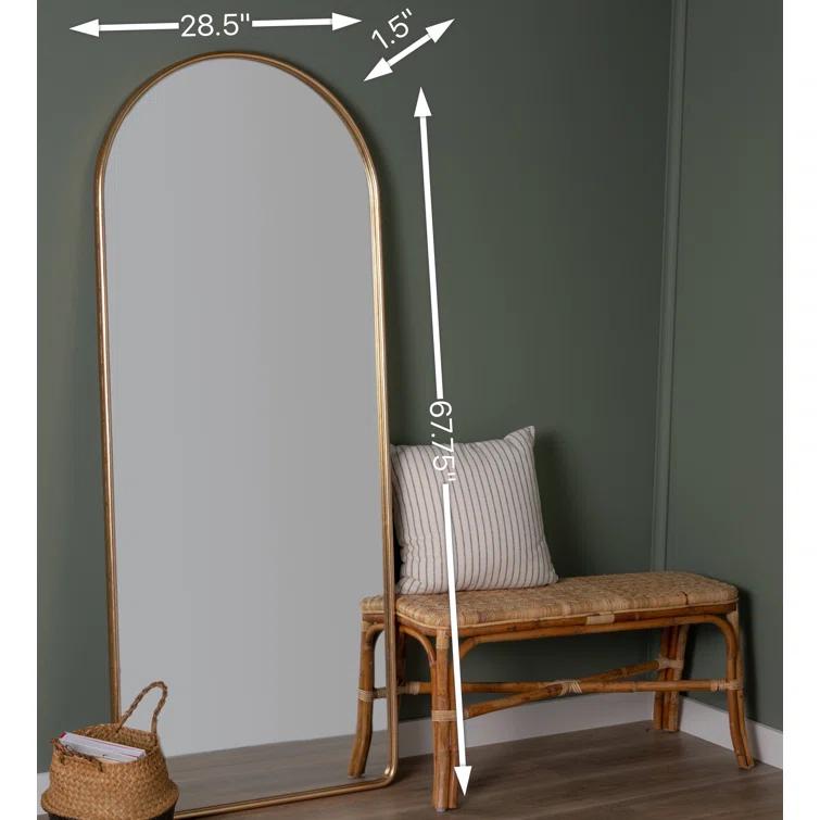 Shashenka Floor Mirror - Gold