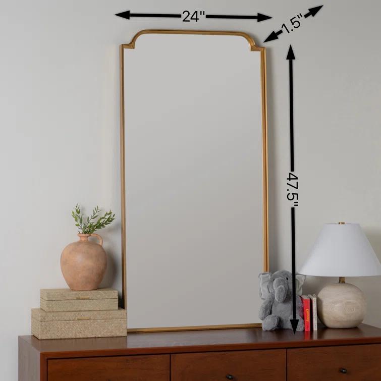 Isolde Floor Mirror - Gold
