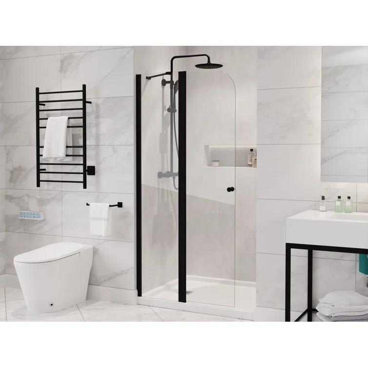 Anzzi 33.3” W x 72” H Frameless Shower Door