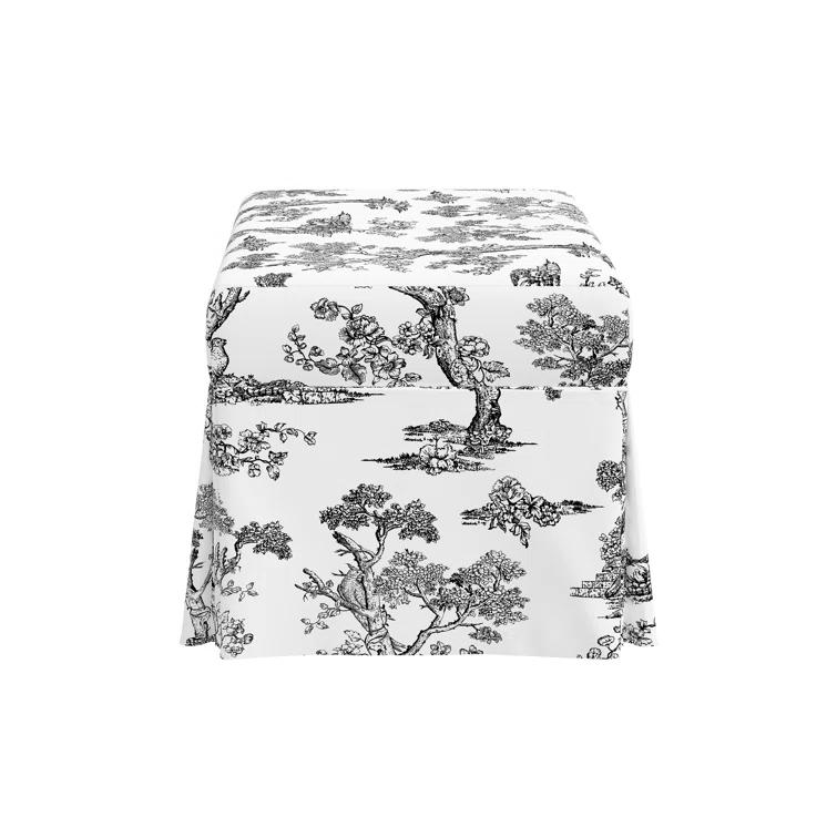 Red from Scalamandre Crafted by Cloth & Company Norwalk Upholstered Storage Bench in Patterns