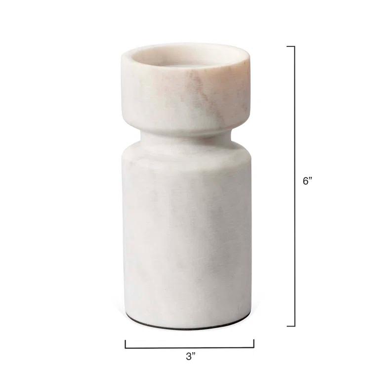 Jamie Young Company 6'' H Marble Tabletop Candlestick
