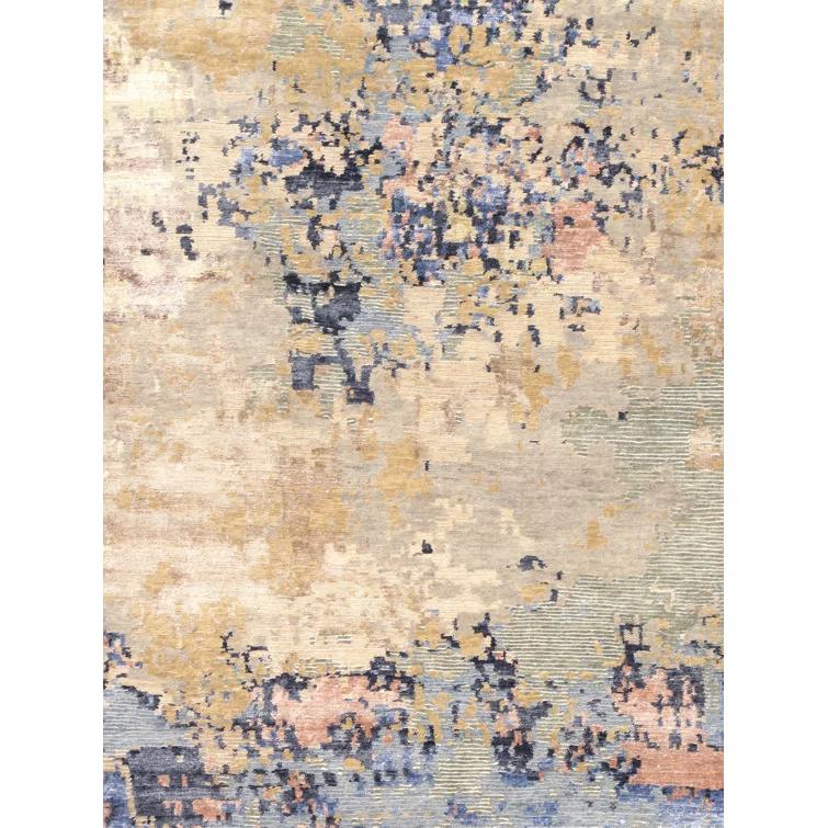 Hand Knotted Abstract Rug