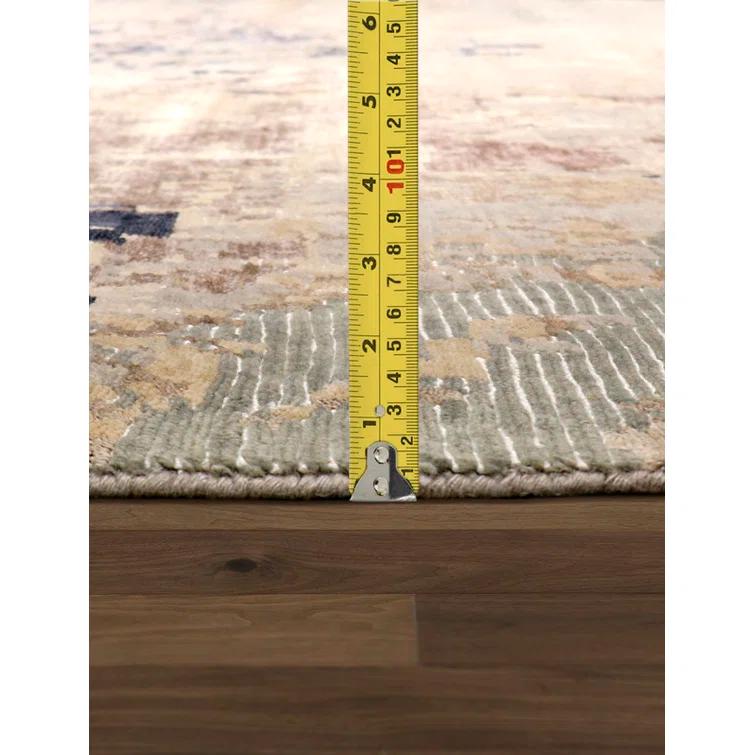 Hand Knotted Abstract Rug