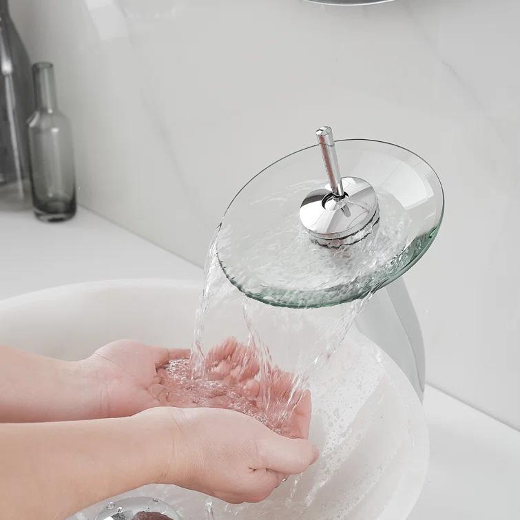 Waterfall Vessel Bathroom Faucet