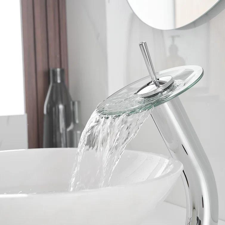 Waterfall Vessel Bathroom Faucet