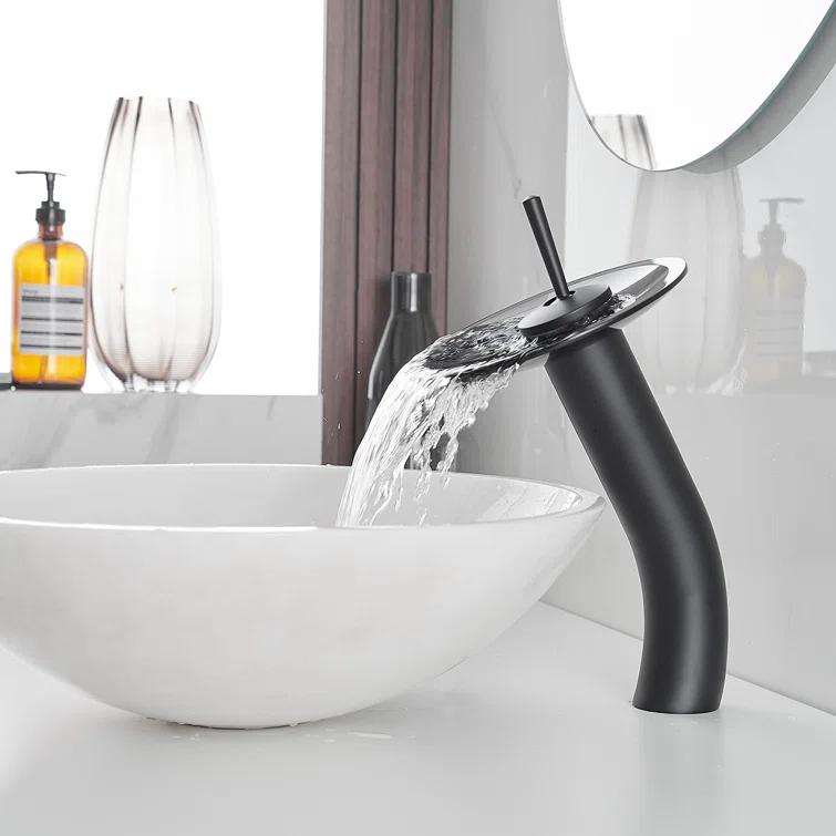 Waterfall Vessel Bathroom Faucet