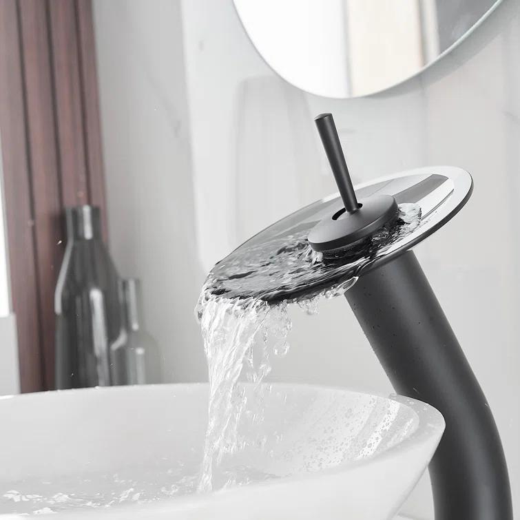 Waterfall Vessel Bathroom Faucet