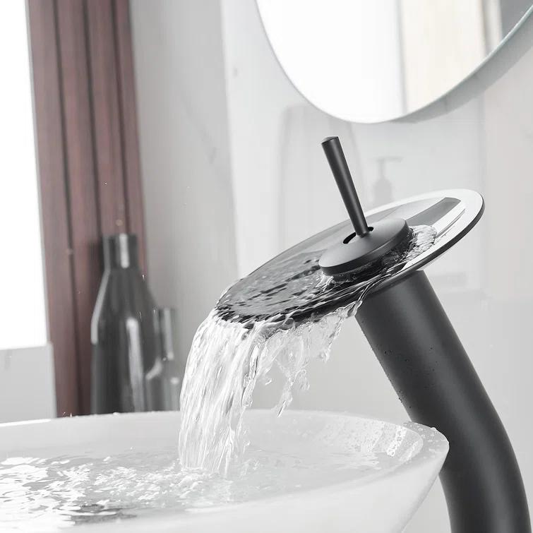Waterfall Vessel Bathroom Faucet