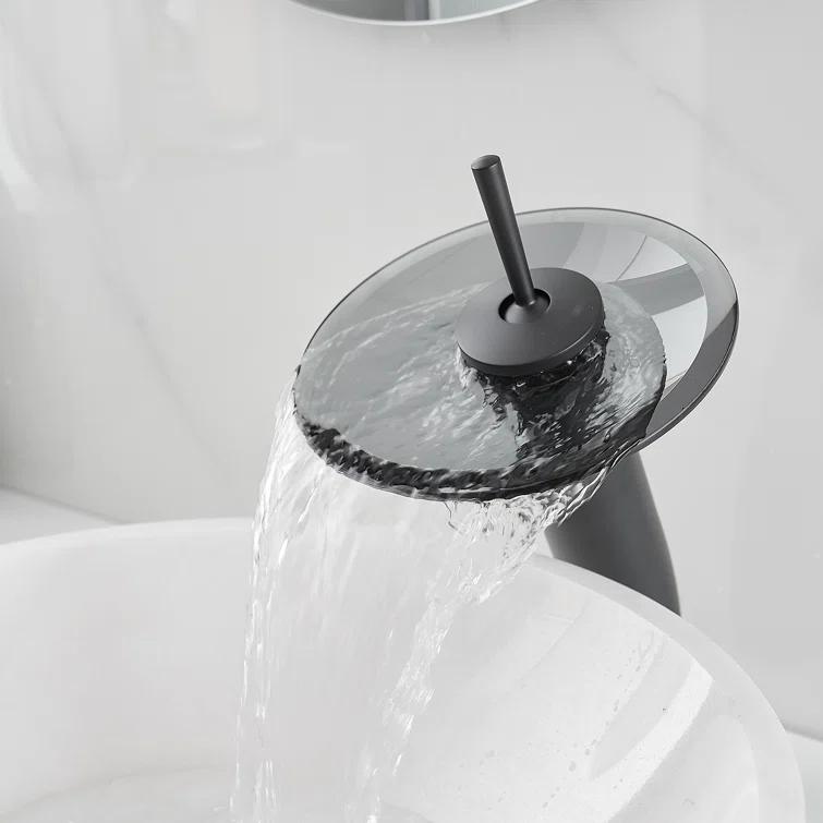 Waterfall Vessel Bathroom Faucet