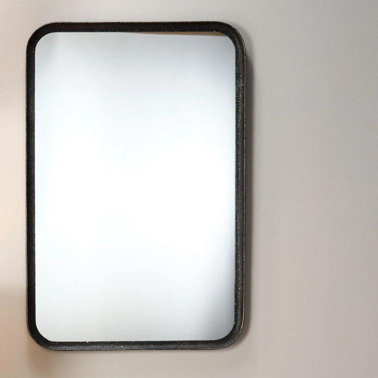 Reese Mirror - Distressed Black