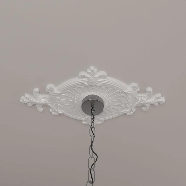 Rose and Ribbon Ceiling Medallion