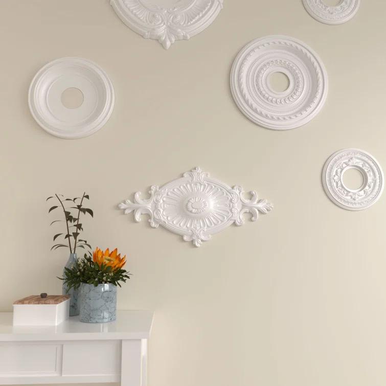 Rose and Ribbon Ceiling Medallion