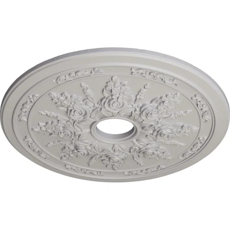 Rose and Ribbon Ceiling Medallion