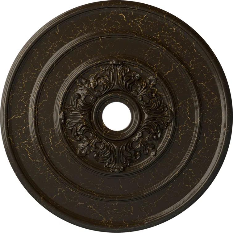 26"OD x 3 1/8"ID x 1 1/2"P Traditional with Acanthus Leaves Ceiling Medallion (Fits Canopies up to 4 1/4")