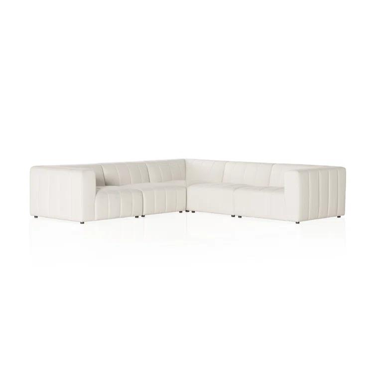 Fayette Cloud Tufted 5-Piece L-Shaped Modular Sectional