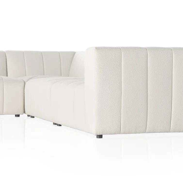 Fayette Cloud Tufted 5-Piece L-Shaped Modular Sectional