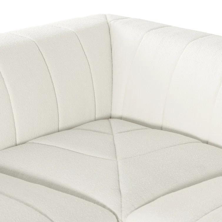 Fayette Cloud Tufted 5-Piece L-Shaped Modular Sectional