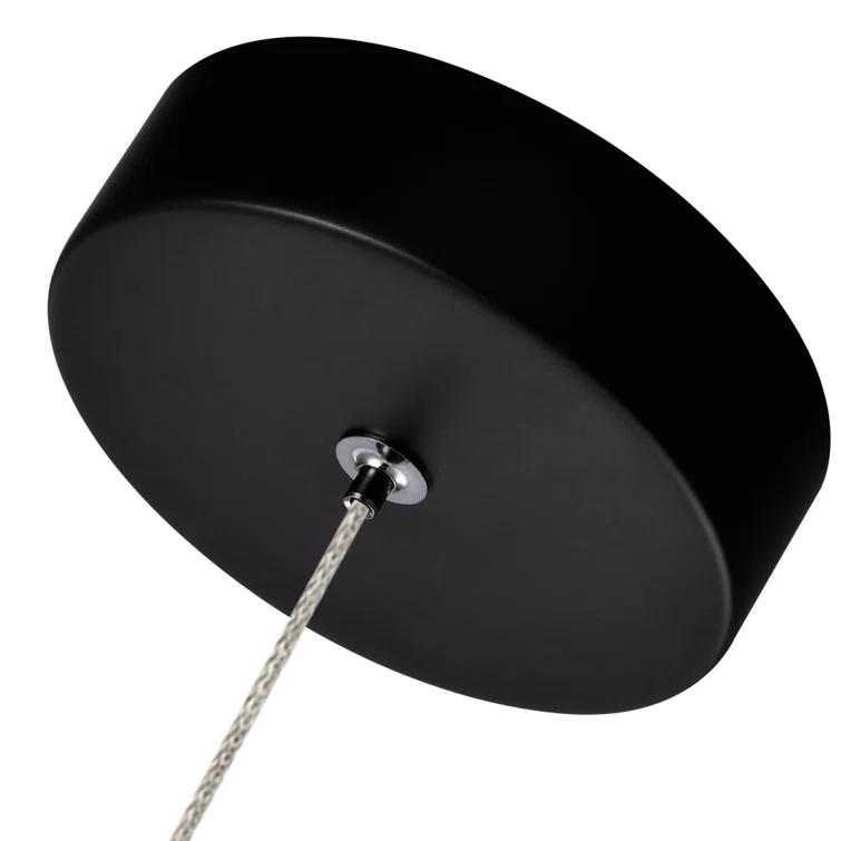Amalfi 4.75-in Integrated LED Height Adjustable ETL Certified Pendant Light with Cone Shade
