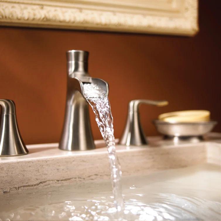 Speakman SB-1221-E-BN Caspian Widespread Bathroom Faucet with  Drain Assembly
