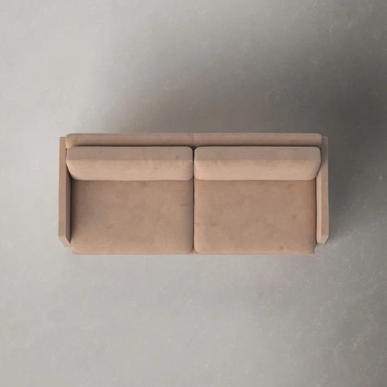 Viviana 84'' Genuine Leather Sofa