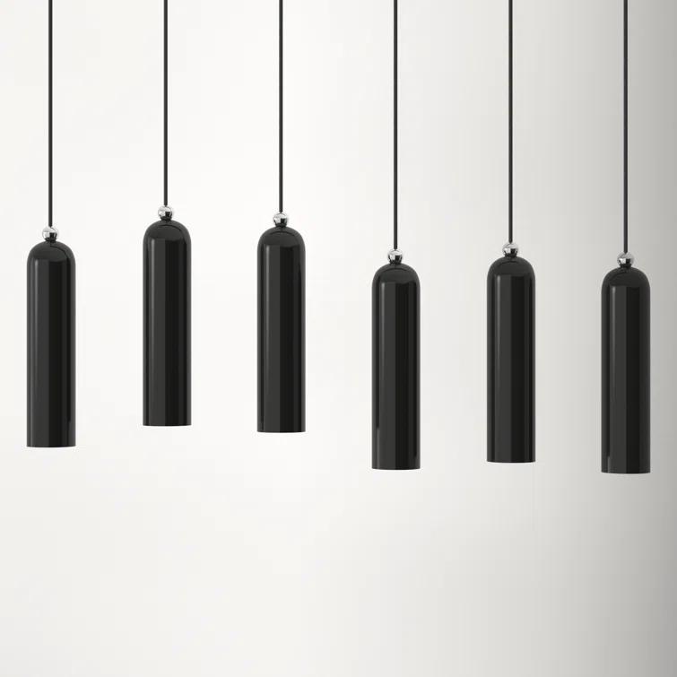 Veikko 6 Light Metal Dimmable Pendant