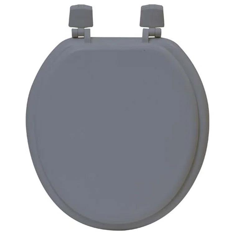 Round Molded Wood Toilet Seat 17 Inches