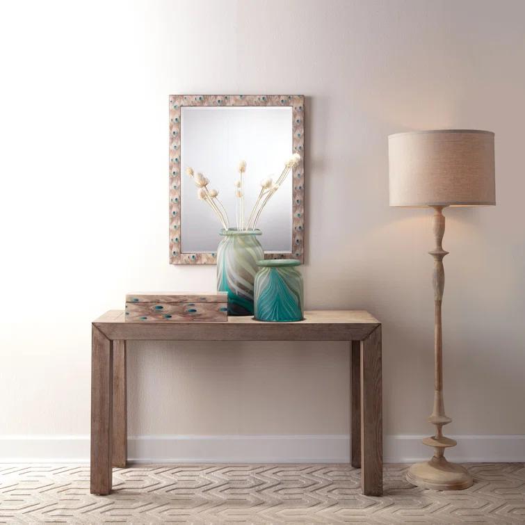 Jamie Young Company Plume Engineered Wood Flat Wall Mirror