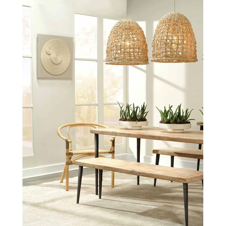 Jamie Young Company Handmade Farmhouse Abstract Wall Decor on Rope