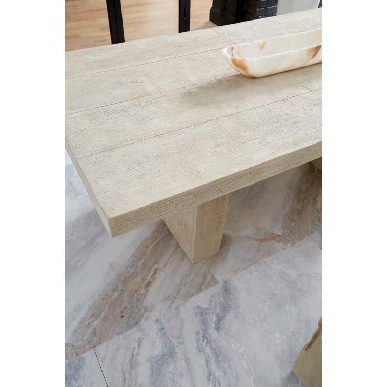 Old Lumber Dining Table, Roman Stone