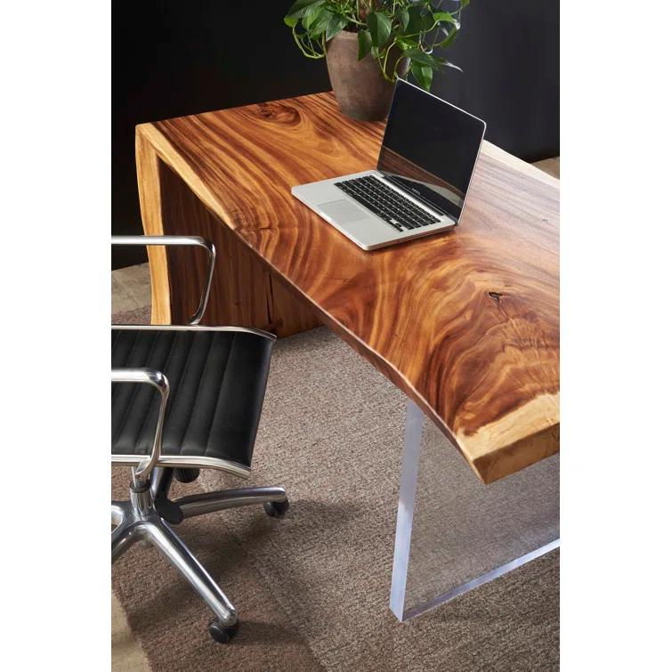 Waterfall Solid Wood Desk