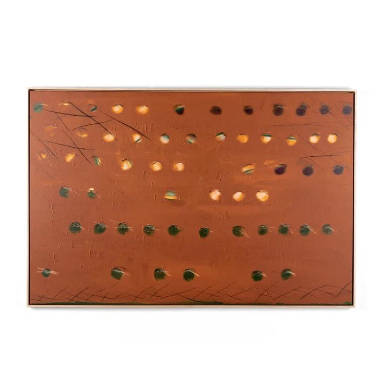 X Spot Rust Wall Art by Jamie Beckwith - 36" x 24"