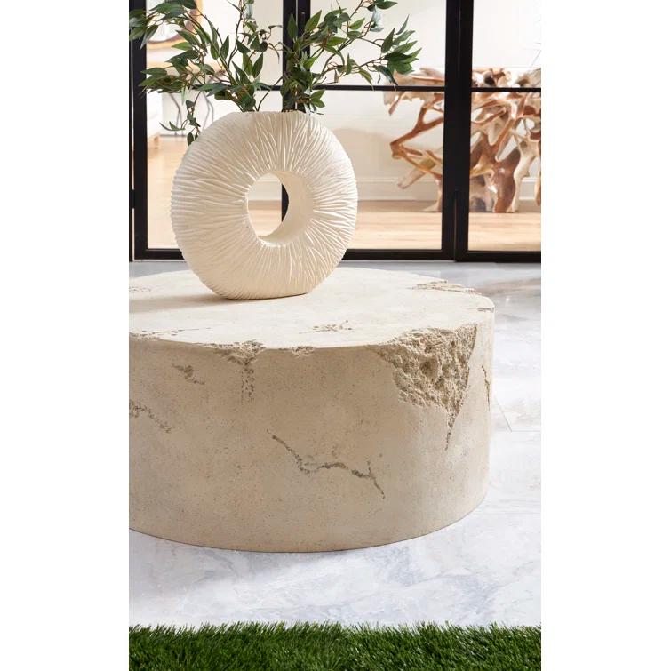 Phillips Collection Formation Coffee Table, Roman Stone